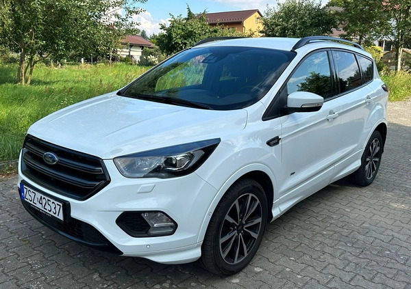 Ford Kuga cena 84900 przebieg: 172000, rok produkcji 2018 z Szczecinek małe 326